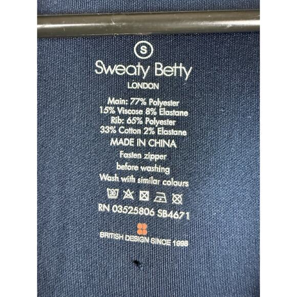 Sweaty Betty Cross Train Full Zip Hoodie Jacket Green Women’s Small - Picture 6 of 8